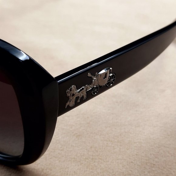 Coach Sunglasses HC8207 Black - Picture 6 of 8